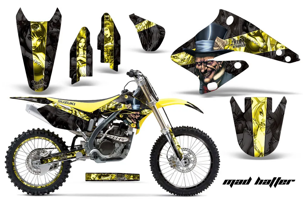 Suzuki RMZ 250 Dirt Bike Custom Graphic Kit - 2004-2006