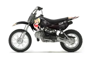 Suzuki DRZ 110 Dirt Bike Graphic Kit - All Years Mandy Red