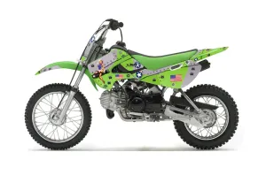 Suzuki DRZ 110 Dirt Bike Graphic Kit - All Years T Bomber Green