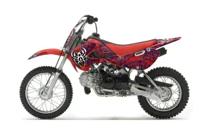 Suzuki DRZ 110 Dirt Bike Graphic Kit - All Years Widow Maker Blue