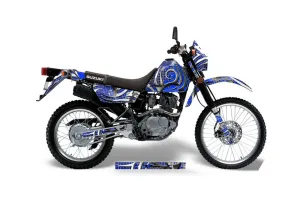 Suzuki DRZ 200 SE Dirt Bike Graphic Kit - 1996-2009 Deaden Blue
