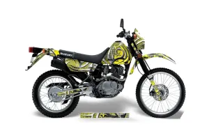 Suzuki DRZ 200 SE Dirt Bike Graphic Kit - 1996-2009 Deaden Yellow
