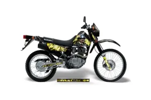 Suzuki DRZ 200 SE Dirt Bike Graphic Kit - 1996-2009 Mad Hatter Yellow