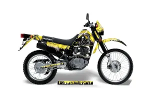 Suzuki DRZ 200 SE Dirt Bike Graphic Kit - 1996-2009 Reaper Yellow
