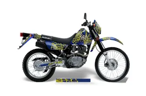 Suzuki DRZ 200 SE Dirt Bike Graphic Kit - 1996-2009 Widow Maker Yellow