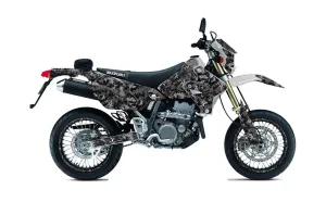Suzuki DRZ 400 S Metal Tank Dirt Bike Graphic Kit - 2000-2023 Digicamo Black