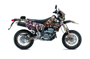Suzuki DRZ 400 S Metal Tank Dirt Bike Graphic Kit - 2000-2023 Mad Hatter Full