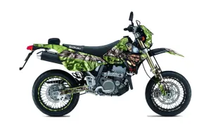 Suzuki DRZ 400 S Metal Tank Dirt Bike Graphic Kit - 2000-2023 Mad Hatter Green