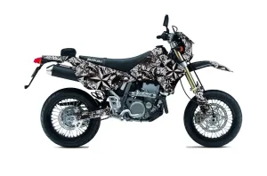 Suzuki DRZ 400 S Metal Tank Dirt Bike Graphic Kit - 2000-2023 NorthStar Silver