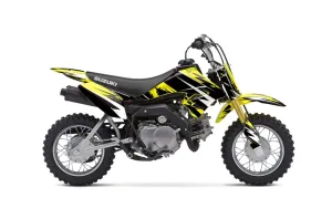 Suzuki DRZ 70 Dirt Bike Graphic Kit - 2008-2016 Attack Yellow