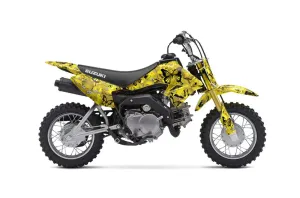 Suzuki DRZ 70 Dirt Bike Graphic Kit - 2008-2016 Butterfly Yellow