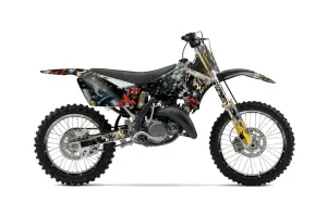 Suzuki RM 125 Dirt Bike Graphic Kit - 2001-2009 Number of the Beast