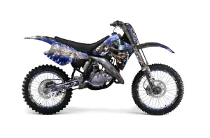 Suzuki RM 250 Dirt Bike Graphic Kit - 1989-1992 Mad Hatter Blue