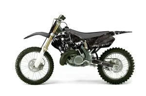 Suzuki RM 250 Dirt Bike Graphic Kit - 1999-2000 Reaper Black