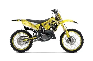 Suzuki RM 250 Dirt Bike Graphic Kit - 2001-2009 Reaper Yellow