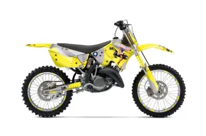 Suzuki RM 250 Dirt Bike Graphic Kit - 2001-2009 T Bomber Yellow