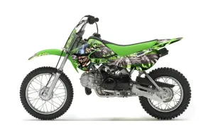 Suzuki RM 65 Dirt Bike Graphic Kit - All Years Mad Hatter Green