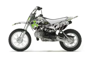 Suzuki RM 65 Dirt Bike Graphic Kit - All Years Meltdown Green