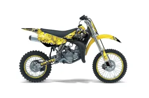 Suzuki RM 85 Dirt Bike Graphic Kit - 2001-2023 Reaper Yellow