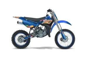 Suzuki RM 85 Dirt Bike Graphic Kit - 2001-2023 Vegas Baller Blue