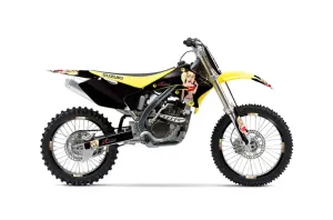 Suzuki RMZ 250 Dirt Bike Graphic Kit - 2004-2006 Mandy Black