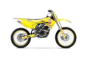 Suzuki RMZ 250 Dirt Bike Graphic Kit - 2004-2006 Mandy Yellow