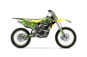 Suzuki RMZ 250 Dirt Bike Graphic Kit - 2004-2006 Reaper Green