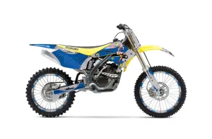 Suzuki RMZ 250 Dirt Bike Graphic Kit - 2004-2006 T Bomber Blue