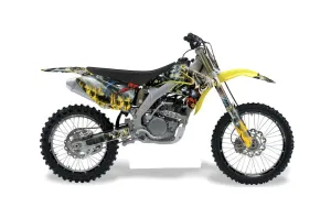 Suzuki RMZ 250 Dirt Bike Graphic Kit - 2007-2009 Number of the Beast