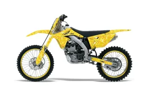 Suzuki RMZ 250 Dirt Bike Graphic Kit - 2010-2018 Digicamo Yellow