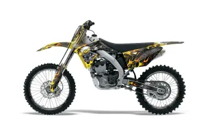 Suzuki RMZ 250 Dirt Bike Graphic Kit - 2010-2018 Motorhead Black