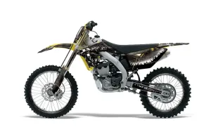 Suzuki RMZ 250 Dirt Bike Graphic Kit - 2010-2018 Reaper Black