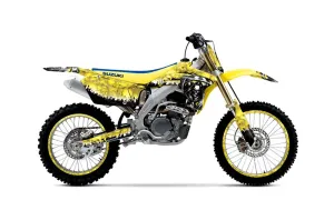 Suzuki RMZ 450 Dirt Bike Graphic Kit - 2005-2006 Reaper Yellow