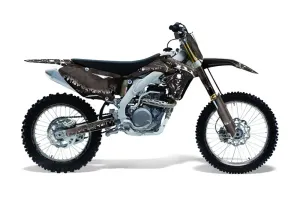 Suzuki RMZ 450 Dirt Bike Graphic Kit - 2008-2016 Reaper Black