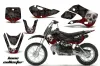 Suzuki DRZ 110 Dirt Bike Custom Graphic Kit - All Years