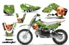 Suzuki DRZ 110 Dirt Bike Custom Graphic Kit - All Years