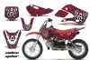 Suzuki DRZ 110 Dirt Bike Custom Graphic Kit - All Years