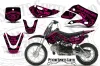 Suzuki DRZ 110 Dirt Bike Graphic Kit - All Years Psycho Sports Cartel Pink