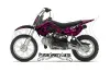 Suzuki DRZ 110 Dirt Bike Graphic Kit - All Years Psycho Sports Cartel Pink
