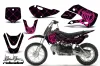 Suzuki DRZ 110 Dirt Bike Graphic Kit - All Years Silver Star - Reloaded Pink
