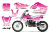 Suzuki DRZ 110 Dirt Bike Graphic Kit - All Years Starlett Pink
