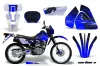 Suzuki DRZ 200 SE Dirt Bike Graphic Kit - 1996-2009 Carbon X Blue