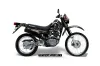 Suzuki DRZ 200 SE Dirt Bike Graphic Kit - 1996-2009 Reaper Black