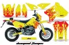 Suzuki DRZ 400 S Metal Tank Dirt Bike Custom Graphic Kit - 2000-2023