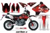 Suzuki DRZ 400 S Metal Tank Dirt Bike Graphic Kit - 2000-2023 Carbon X Red
