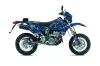 Suzuki DRZ 400 S Metal Tank Dirt Bike Graphic Kit - 2000-2023 Dog Fighter Blue
