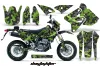 Suzuki DRZ 400 S Metal Tank Dirt Bike Graphic Kit - 2000-2023 Dog Fighter Green
