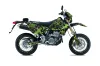 Suzuki DRZ 400 S Metal Tank Dirt Bike Graphic Kit - 2000-2023 Dog Fighter Green