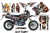 Suzuki DRZ 400 S Metal Tank Dirt Bike Graphic Kit - 2000-2023 Mad Hatter Full