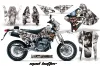 Suzuki DRZ 400 S Metal Tank Dirt Bike Graphic Kit - 2000-2023 Mad Hatter White